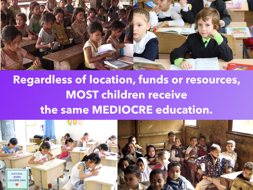 examples of structured learning in school environment in various parts of the world - children sitting at desks in classroom studying 