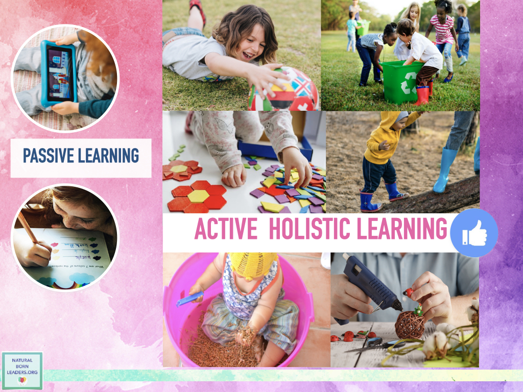 examples of passive learning and active learning 