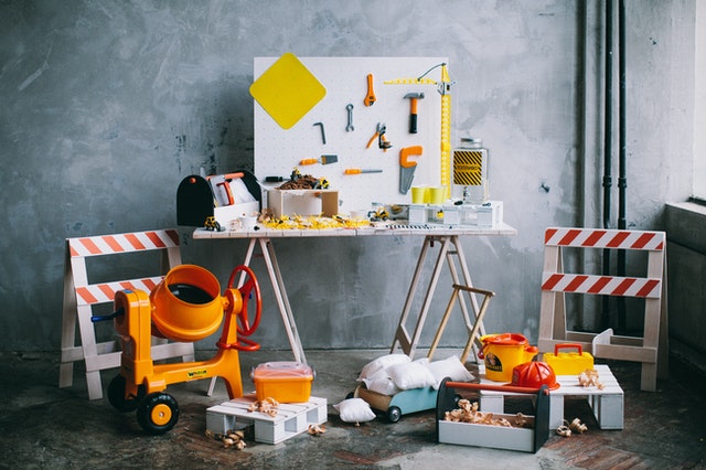 construction role play corner