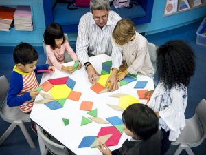teacher preschool diverse children maths