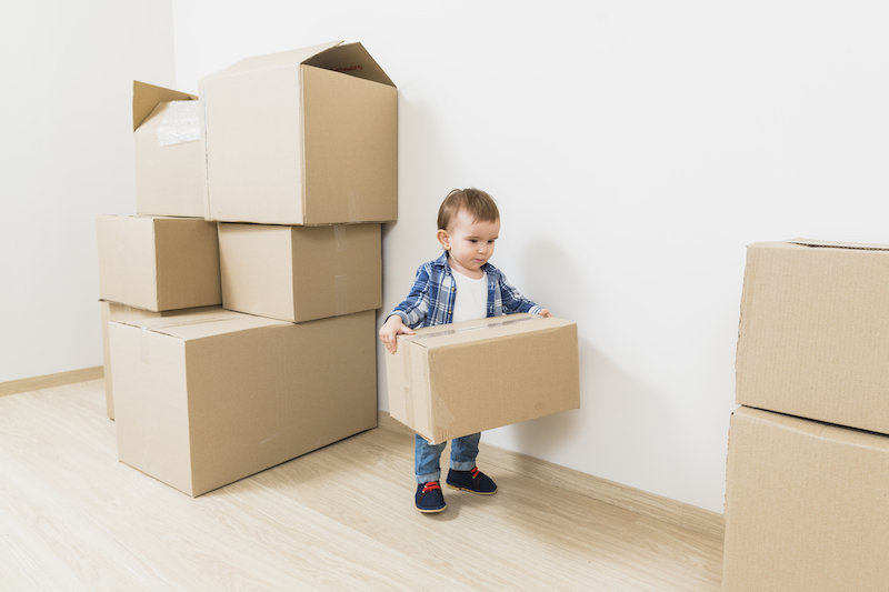 cardboard boxes every day objects early learning