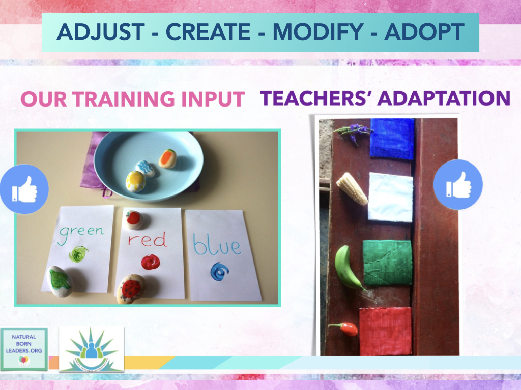using every day objects in early education loose parts teacher training 